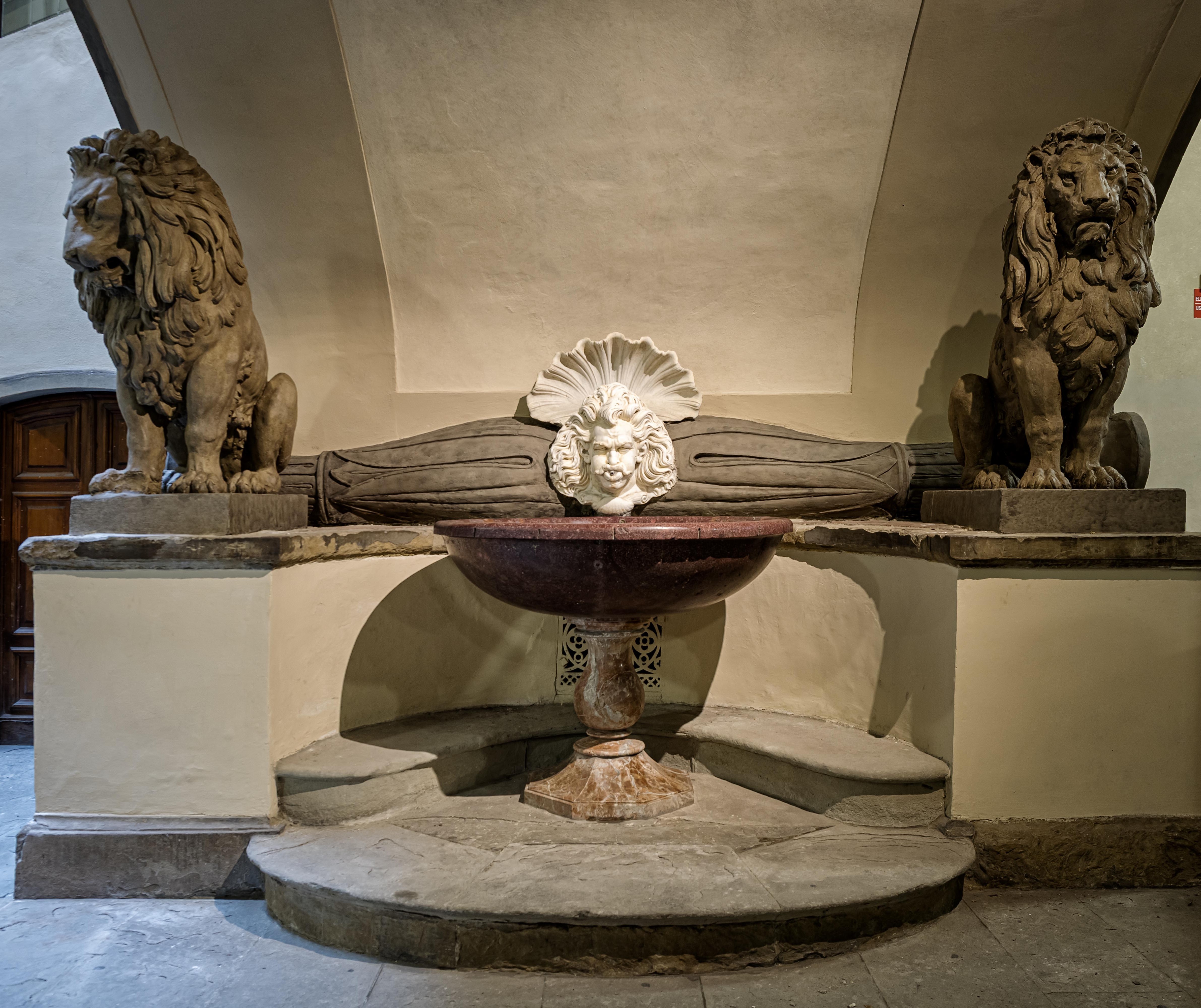 The Restoration of the Fonti dei Leoni and Cortile della Dogana in Palazzo Vecchio